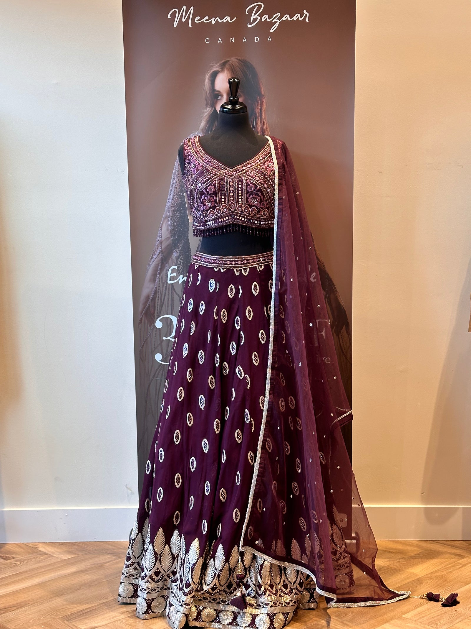 Stunning Dark Toned Lehenga