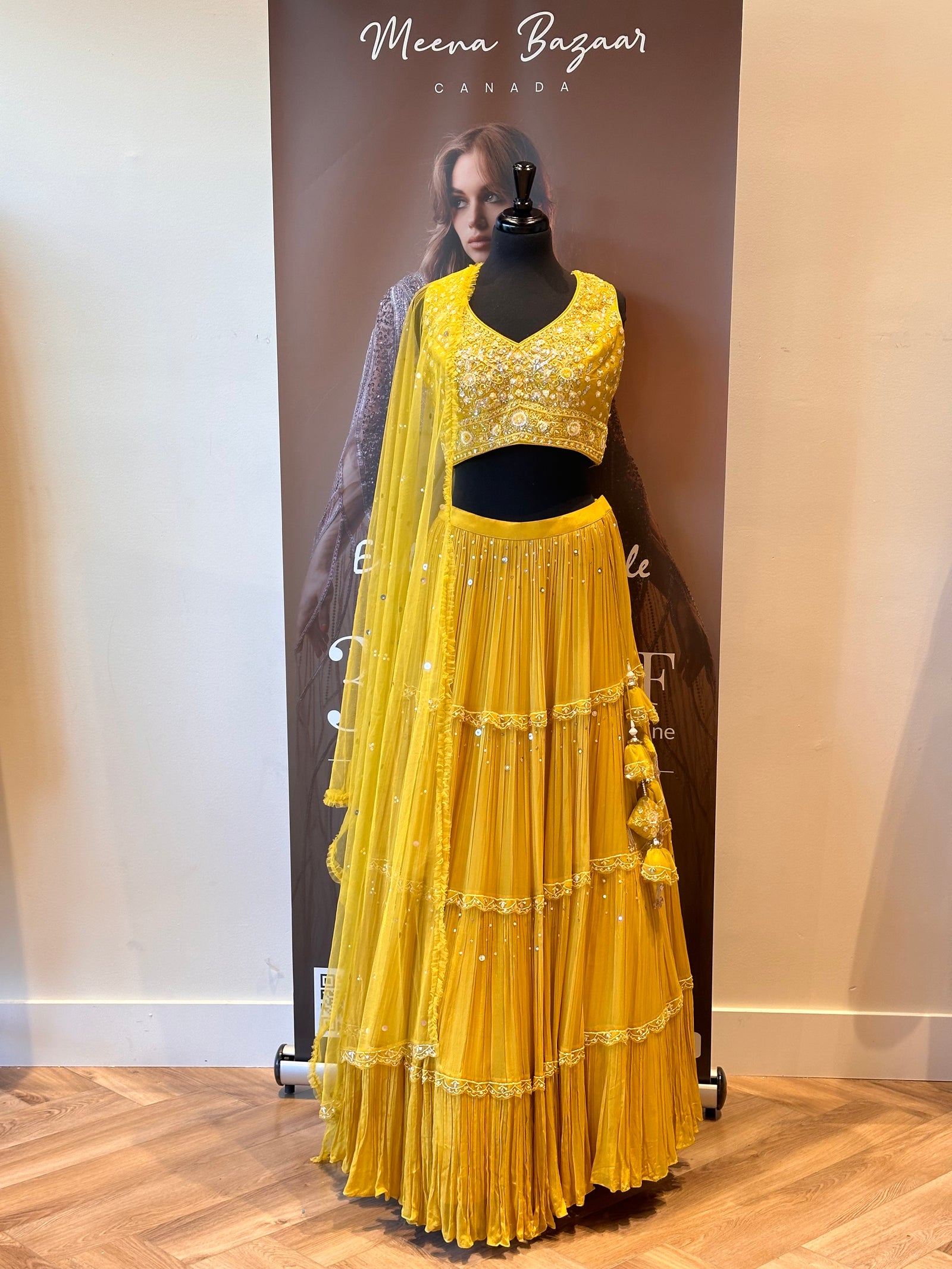 Summer Bright Lehenga With Net Dupatta