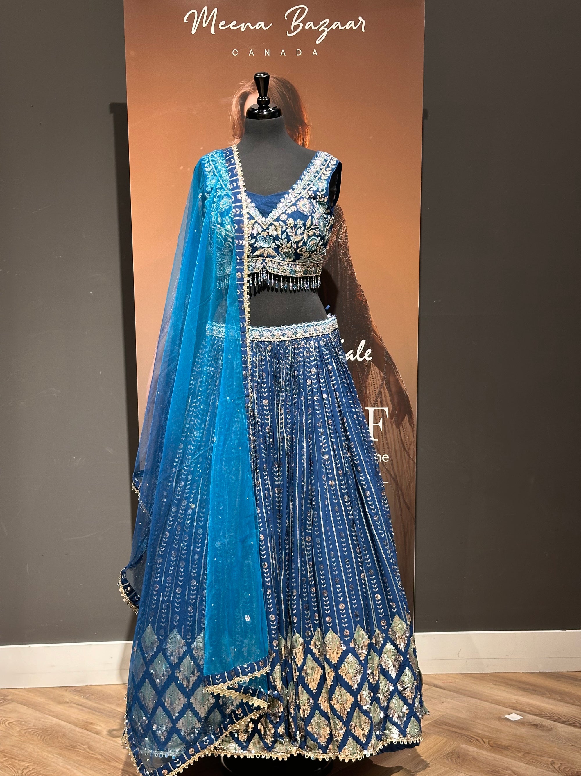 Embroidered Cultural Fusion Lehenga