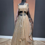 Dazzling Gold and Silver Lehenga