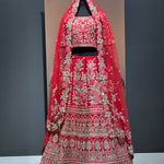 Red Bridal Lehenga