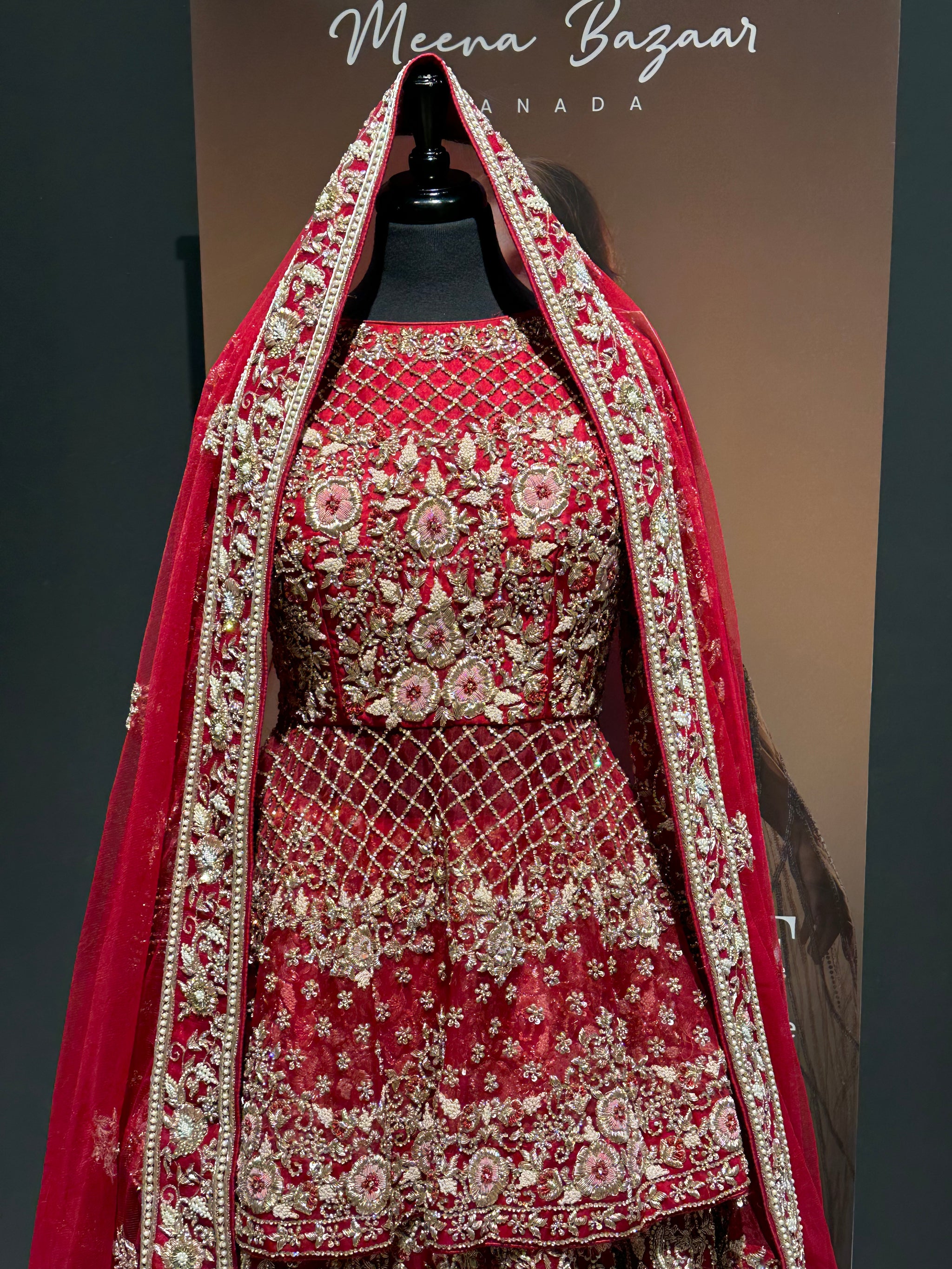 Maroon Bridal Lehenga