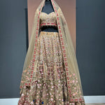 Dusty Brown Bridal Lehenga