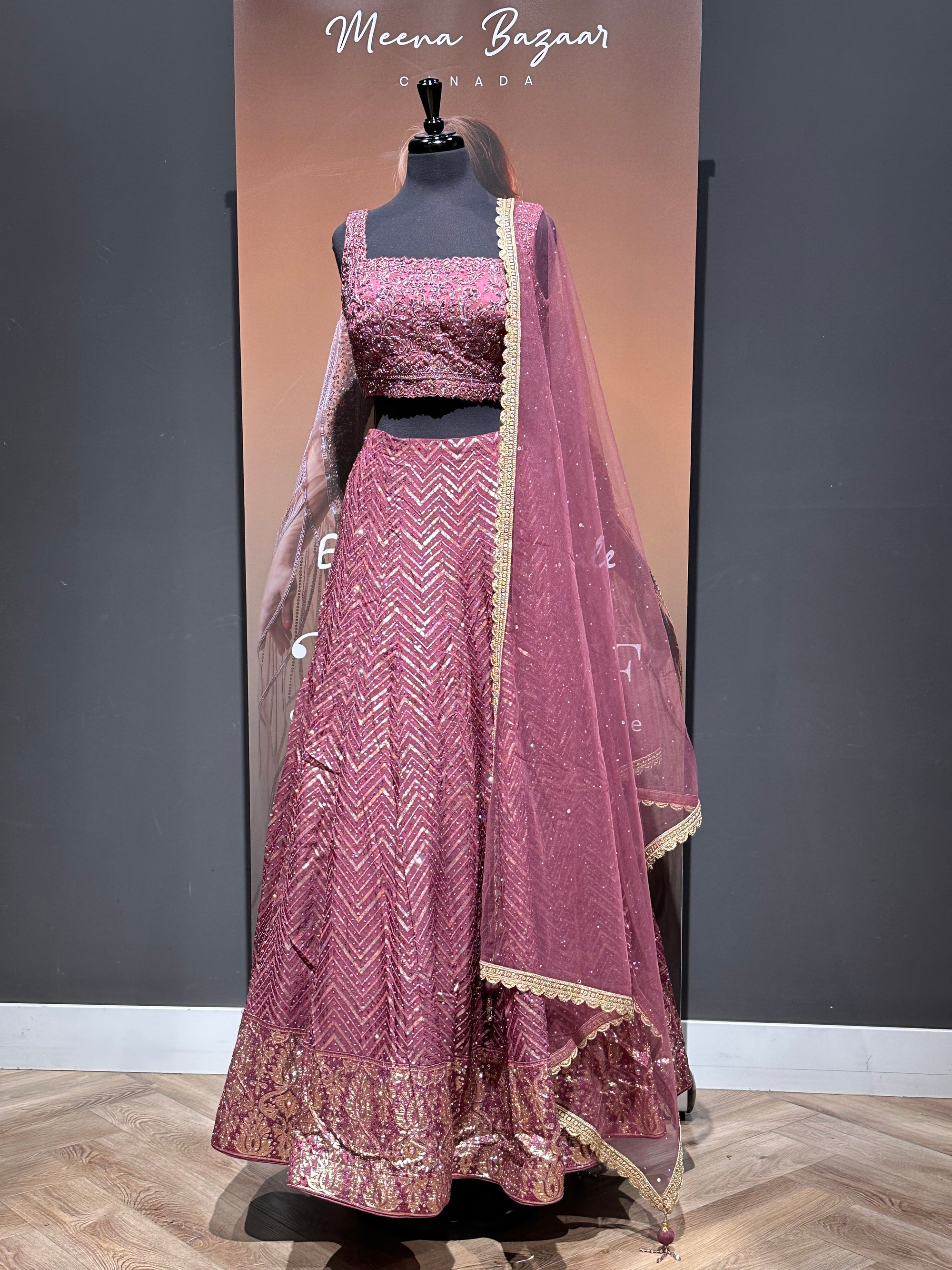 Sequence Zig Zag Lehenga