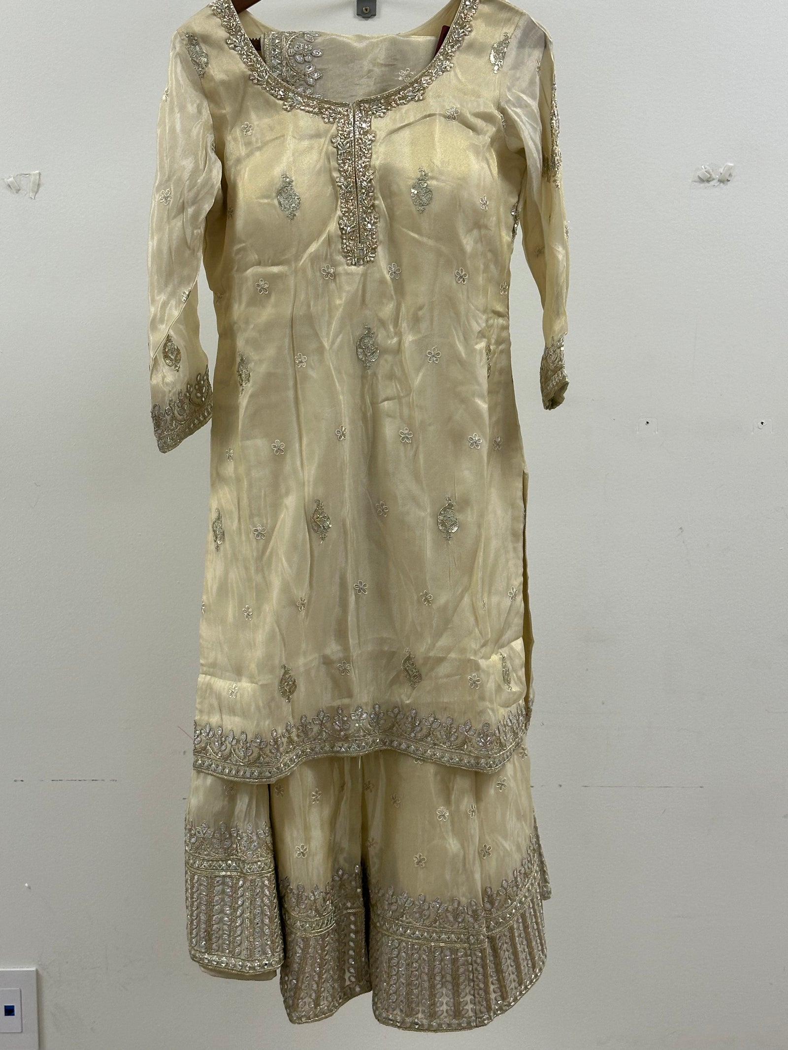 Shimmery Sharara suit