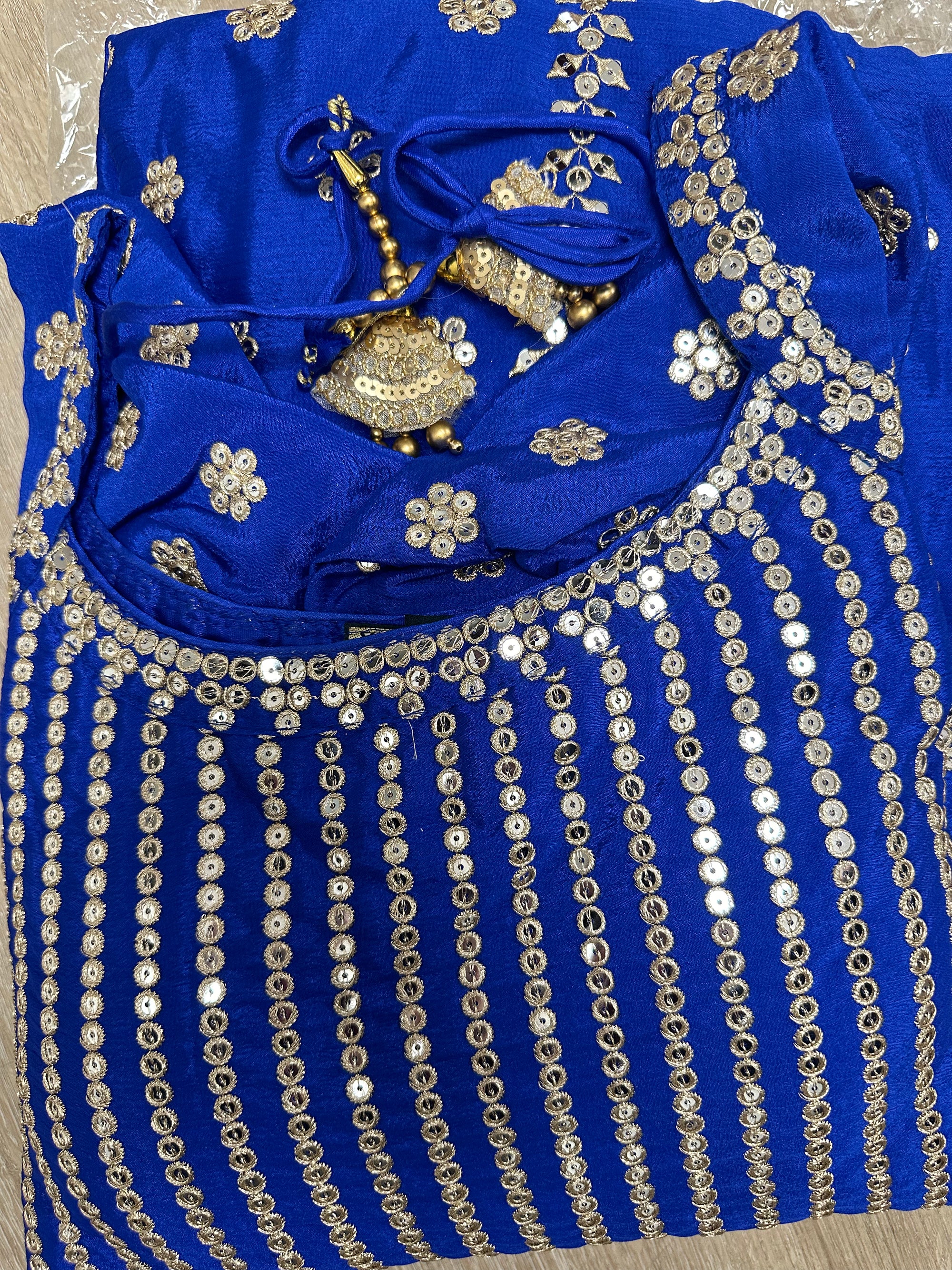 Heavy Sequence Emb Gharara suit