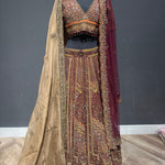 Exotic Bridal Lehenga with Double Dupatta