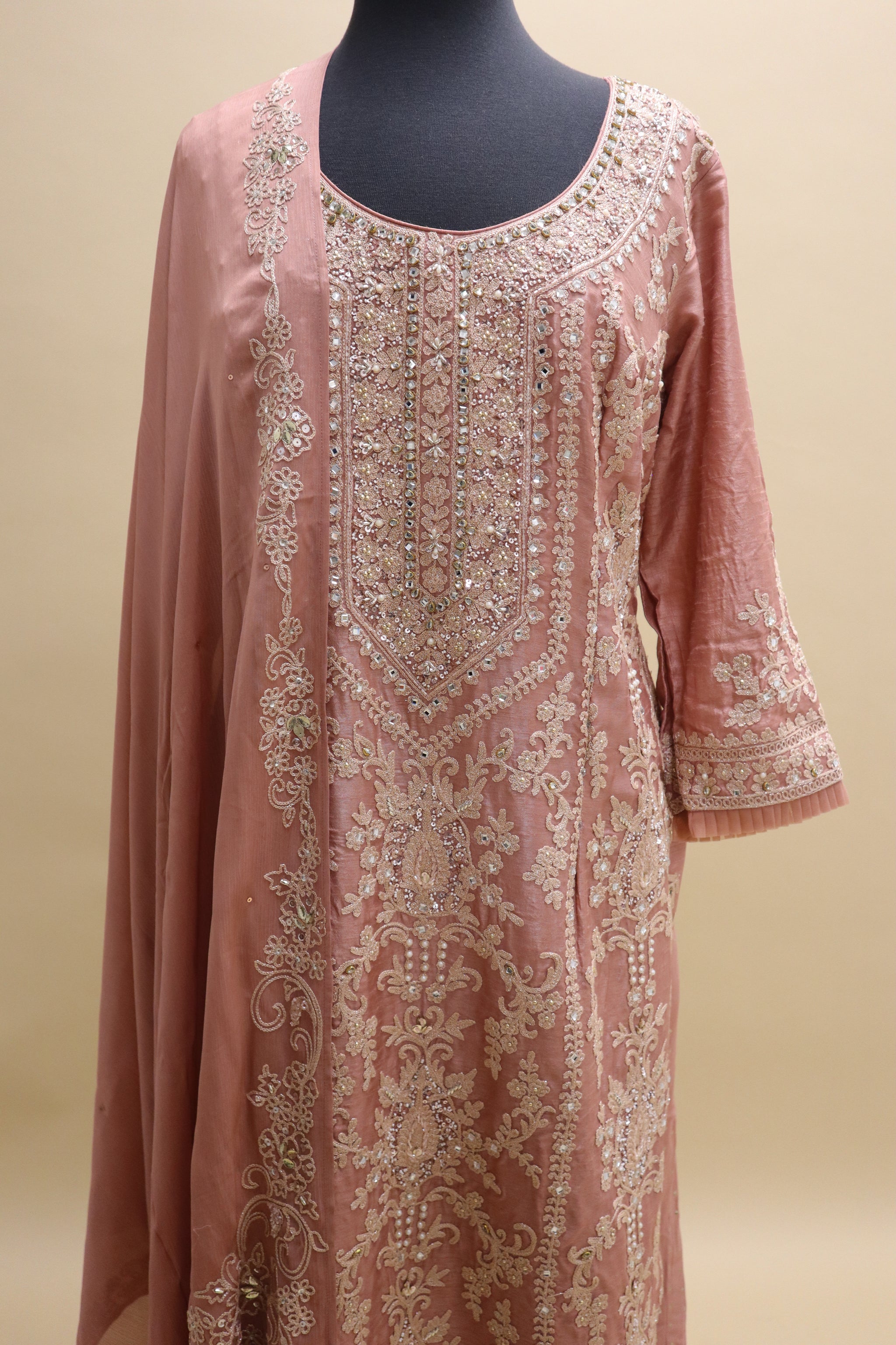 Sharara Suit with Mukaish Work