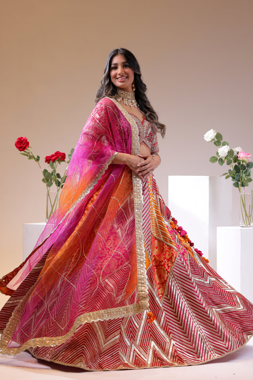 Old School Look Lehenga