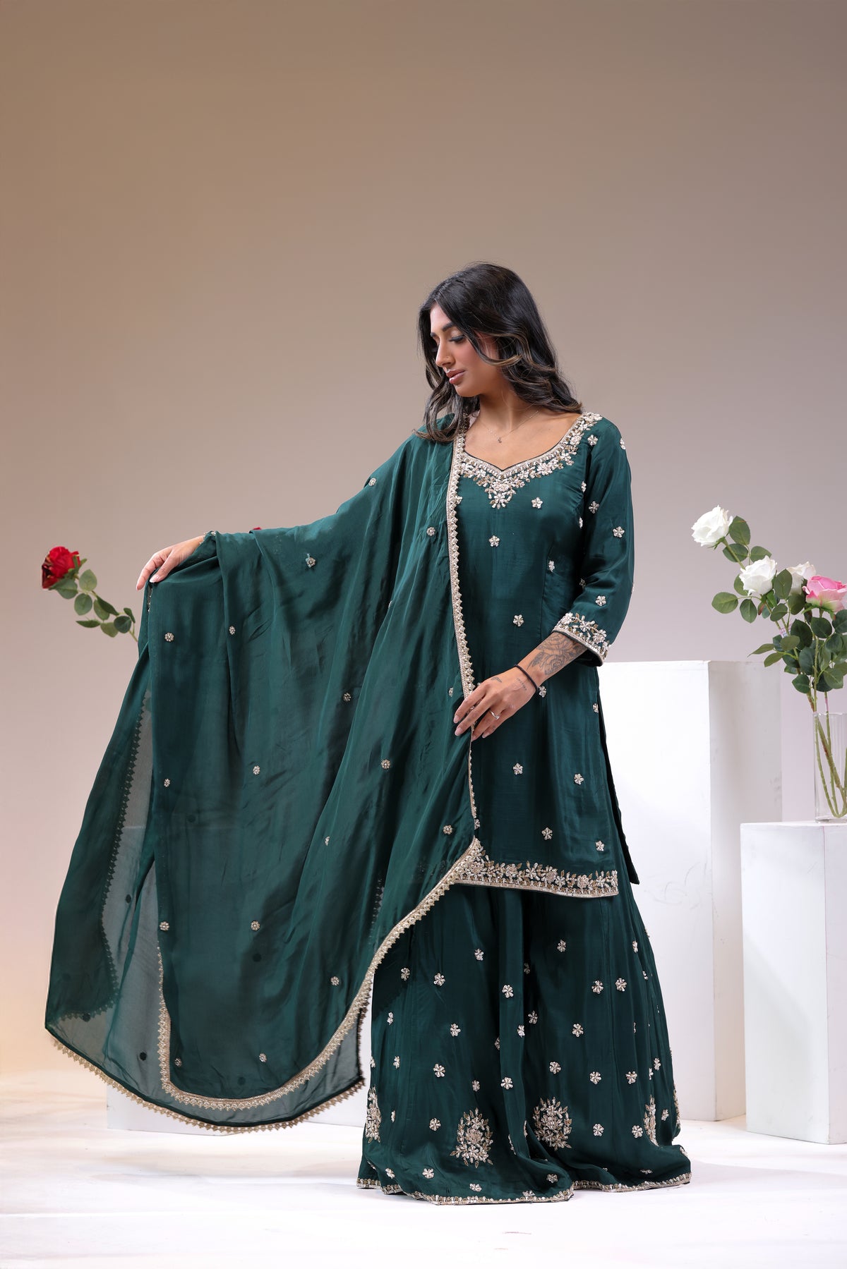 Outstanding Sharara Suit