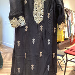 Best Black Sharara Suit for women.