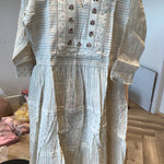 Off White Cotton Dress for women.