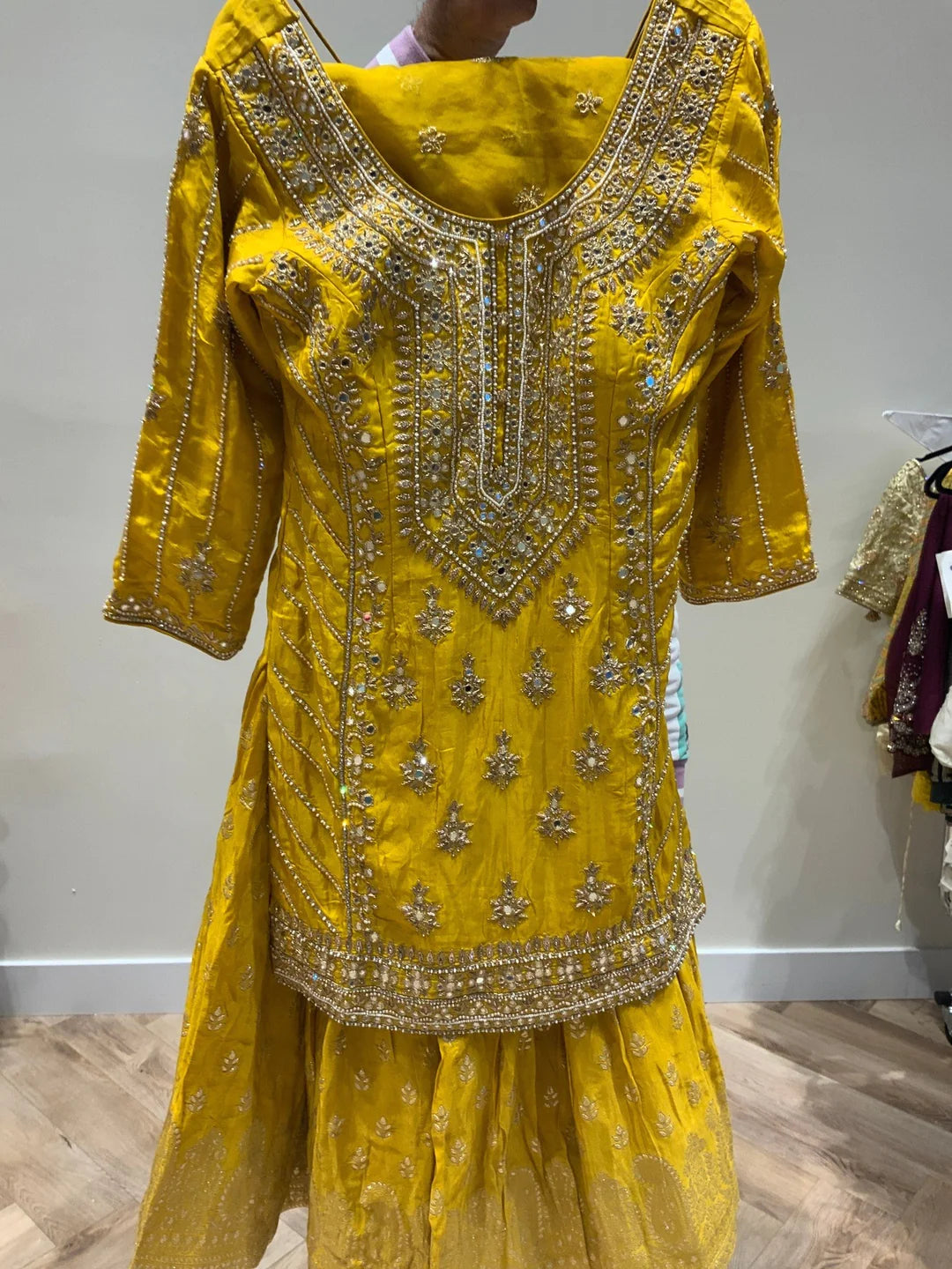 Beautiful Gharara Suit Available in 11 Colors Shop NOW Navy XL 42