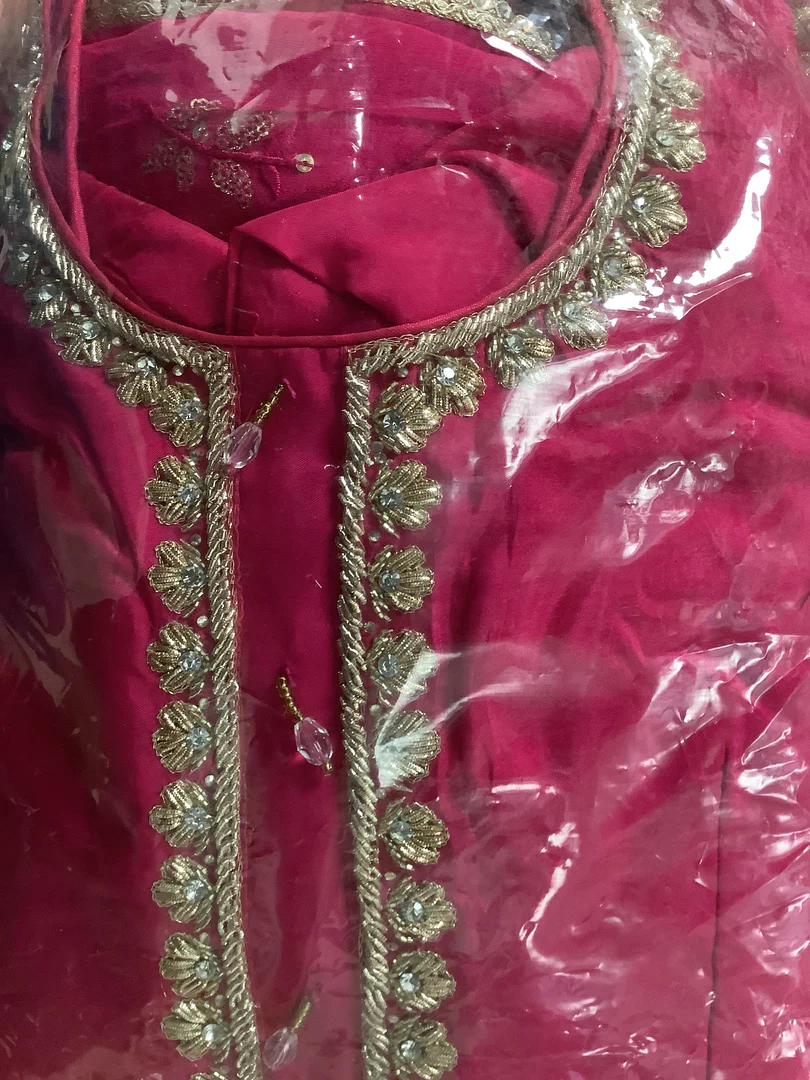 Hot Pink Gharara Suit for Women.