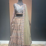 Classic Drapes Digital Print Lehenga