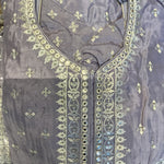 Thread Embroidery Sharara Suit