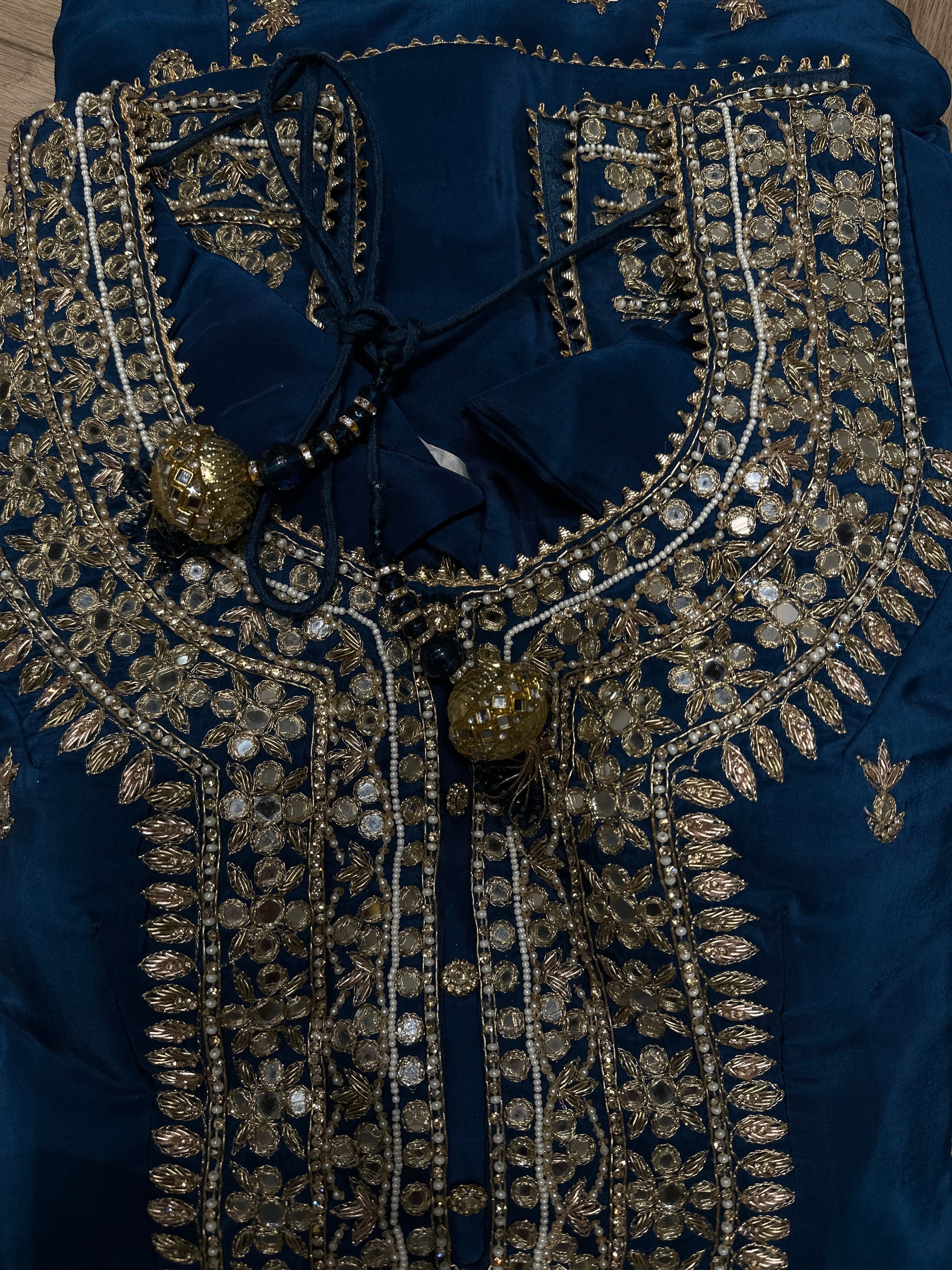 Mirror Worked Sharara Suit