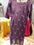 Mauve Shalwar Suit for Women.