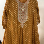 beautiful Mustard sharara set for women.