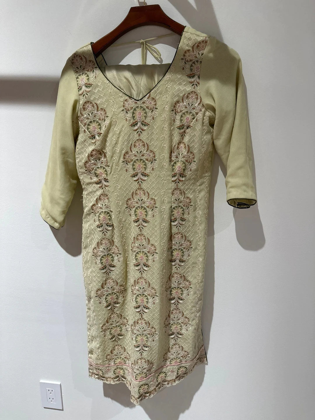 Pista Green Shalwar Suit for Women.