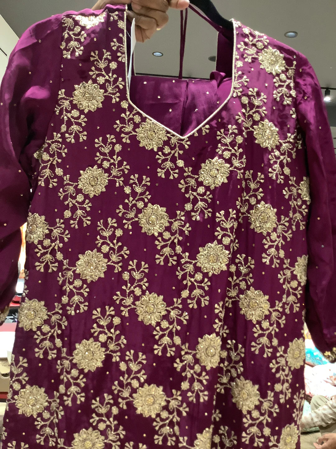 Purple Shalwar Suit for Women.