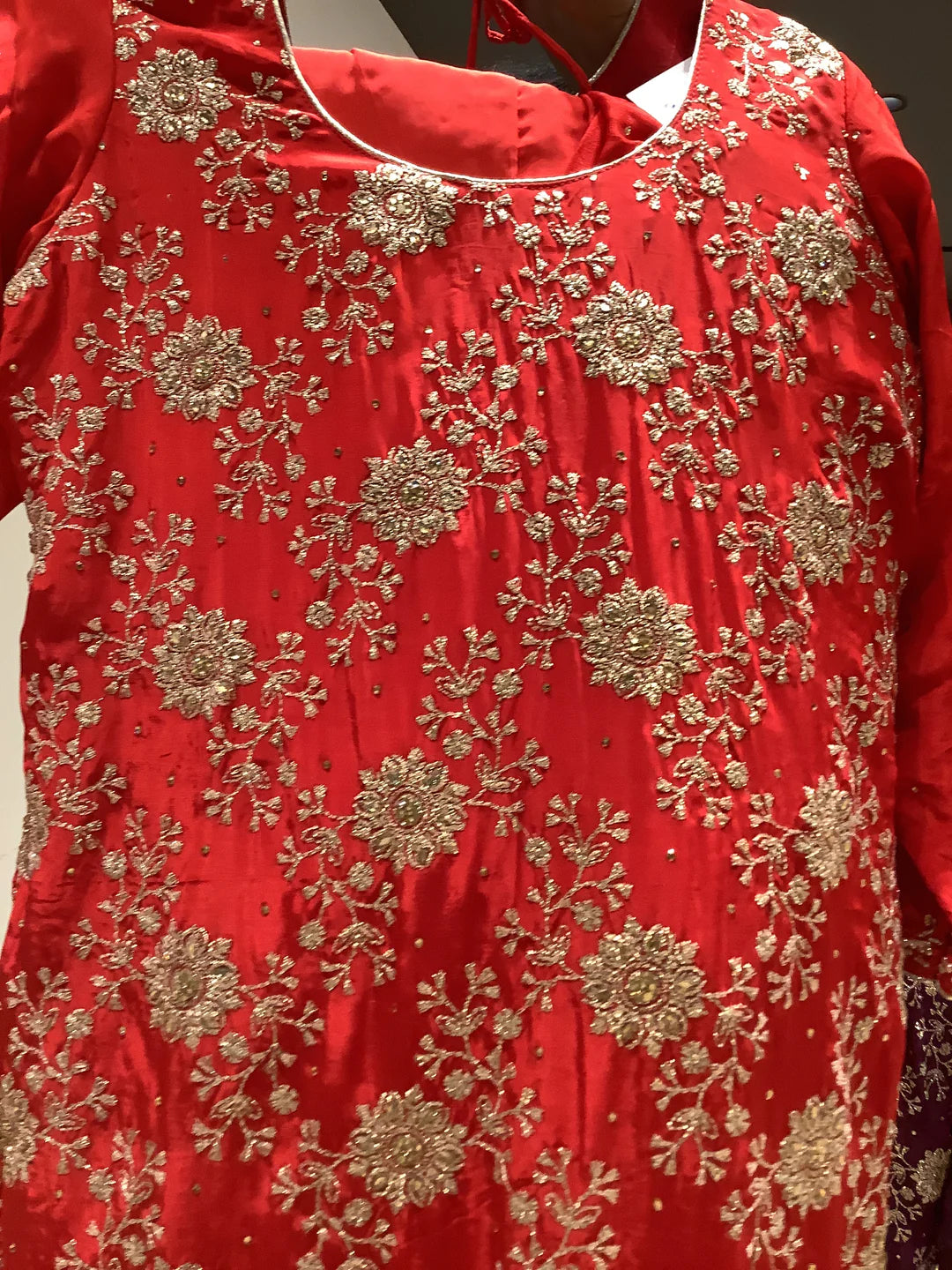 Red Shalwar Suit for Women.