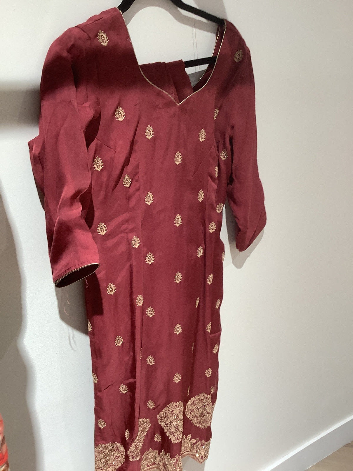 Maroon Pant Suit for Women