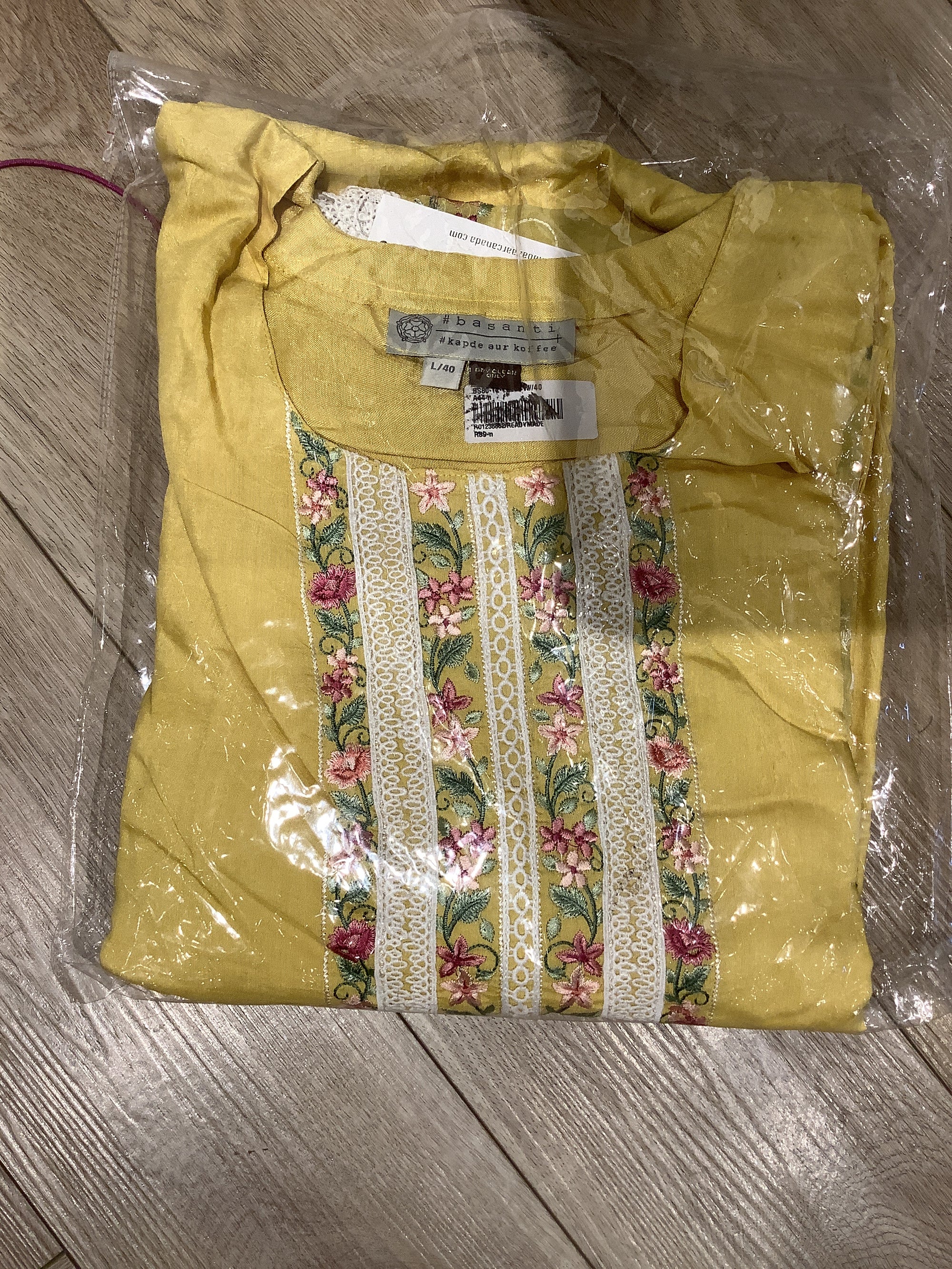 Mustard Shirt Pant Dress for Women