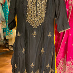 Gharara Suit with Floral Motifs