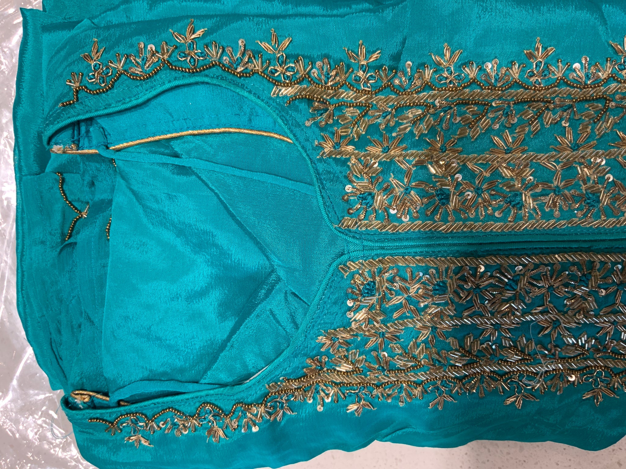 Gharara Suit with Floral Motifs