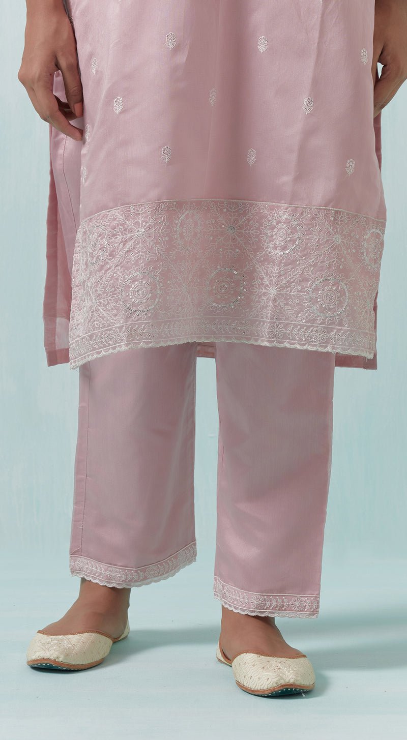 Lilac Linen Suit Set - MEENA BAZAAR CANADAMeena Bazaar CanadaXXS